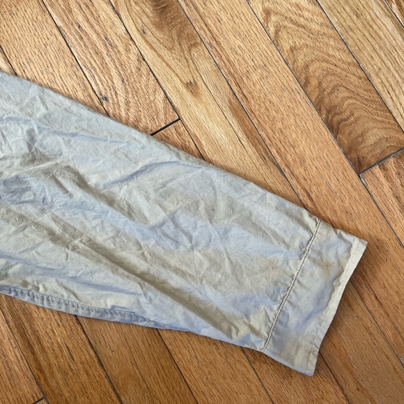 VTG Polo Golf Ralph Lauren Safari Chore Jacket Full Zip Adjustable Unlined Y2K - Picture 4 of 12